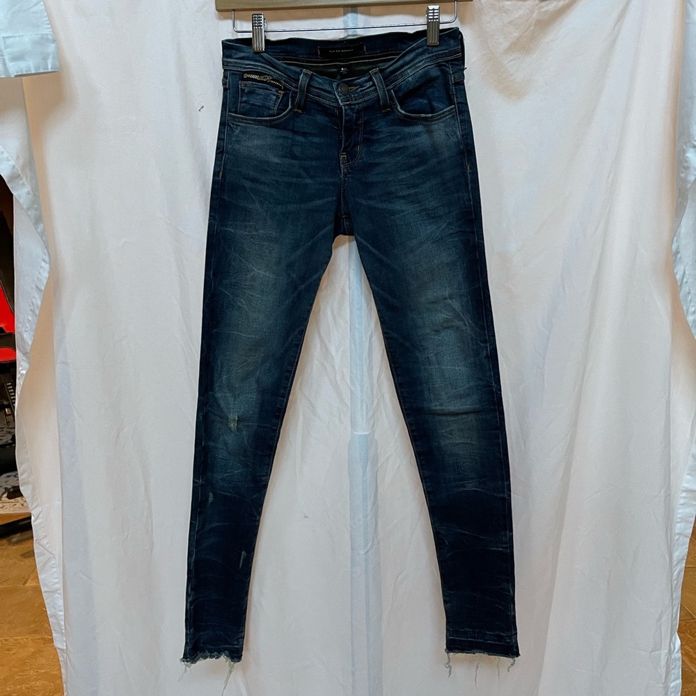 Dark denim skinny jeans